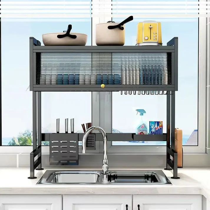 منظم أواني المطبخ متعدد الاستخدامات organiser rack